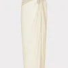 Fashion MILLY Metallic Mesh Sarong Tan
