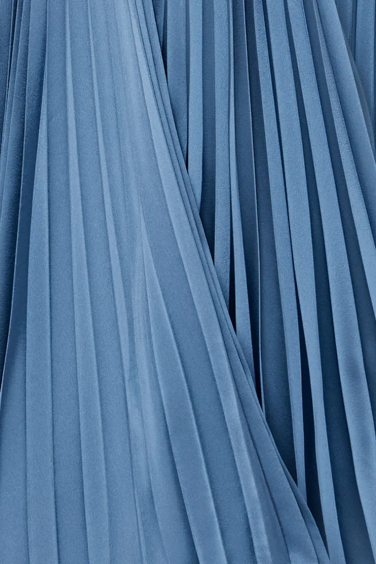 nadie_pleated_satin_maxi__4.webp Clearance MILLY Nadie Pleated Satin Maxi Dress Stone