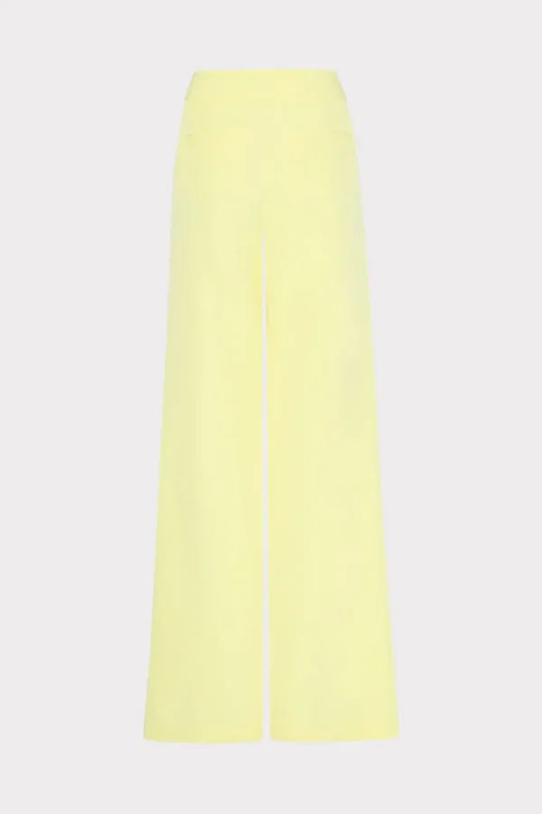 Cheap MILLY Nash Cady Pants Yellow
