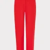 Fashion MILLY Nicola Cady Pants Red