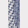 Best MILLY Patchwork Chevron Track Pant Blue/White
