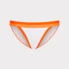 Cheap MILLY Positano Color Block Bikini Bottom Mango Multi