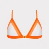 Best Sale MILLY Positano Color Block Bikini Top Mango Multi