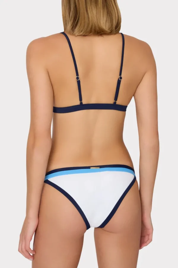 Cheap MILLY Positano Color Block Bikini Bottom Navy Multi