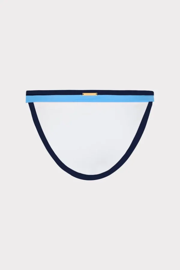 Cheap MILLY Positano Color Block Bikini Bottom Navy Multi