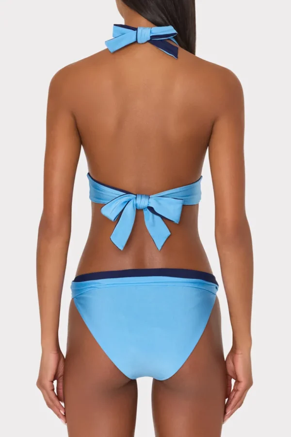 Best MILLY Scala Reversible Bikini Bottom Mineral Blue/Navy