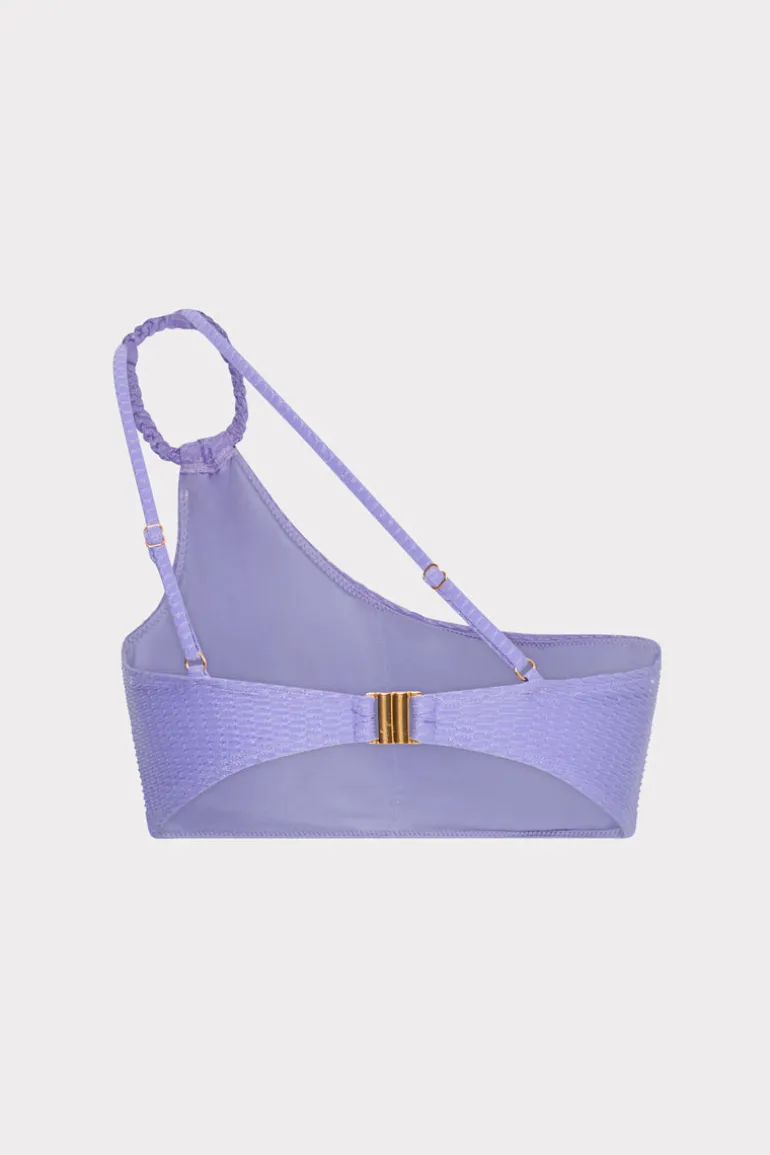 shimmer_texture_one_shoul_3.webp Online MILLY Shimmer Texture One Shoulder Bandeau Top Purple