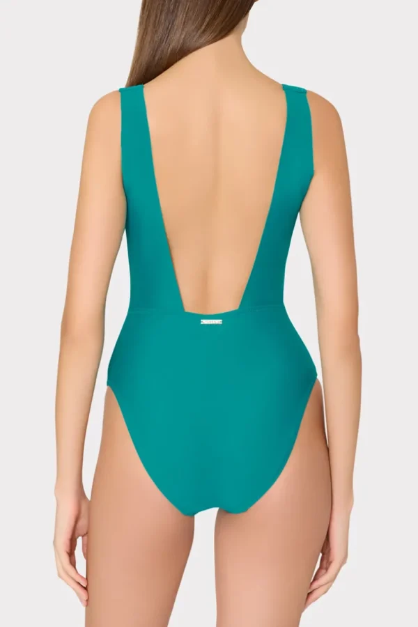 Best Sale MILLY Solid One Piece Green