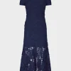 New MILLY Tahlia Lace Dress Navy