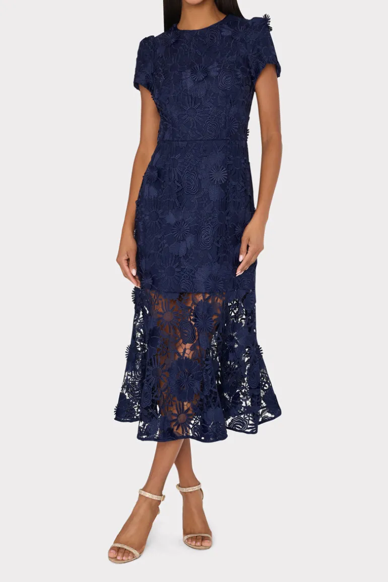 tahlia_lace_dress_1.webp New MILLY Tahlia Lace Dress Navy