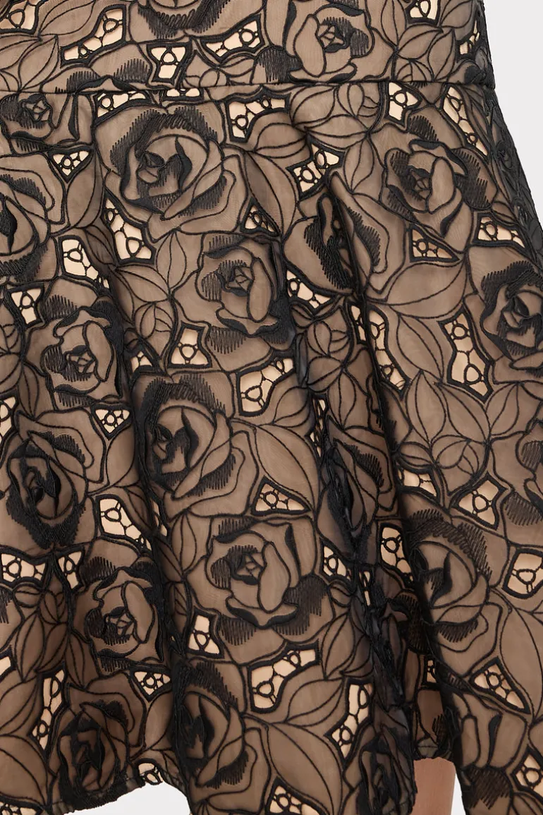 tahlia_rose_mesh_embroide_3.webp Shop MILLY Tahlia Rose Mesh Embroidered Dress Black