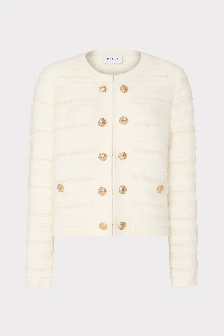 textured_knit_cardigan_0.webp Flash Sale MILLY Textured Knit Cardigan Ecru