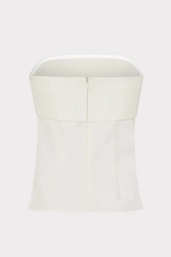 Best Sale MILLY Tuala Cady Top Ecru