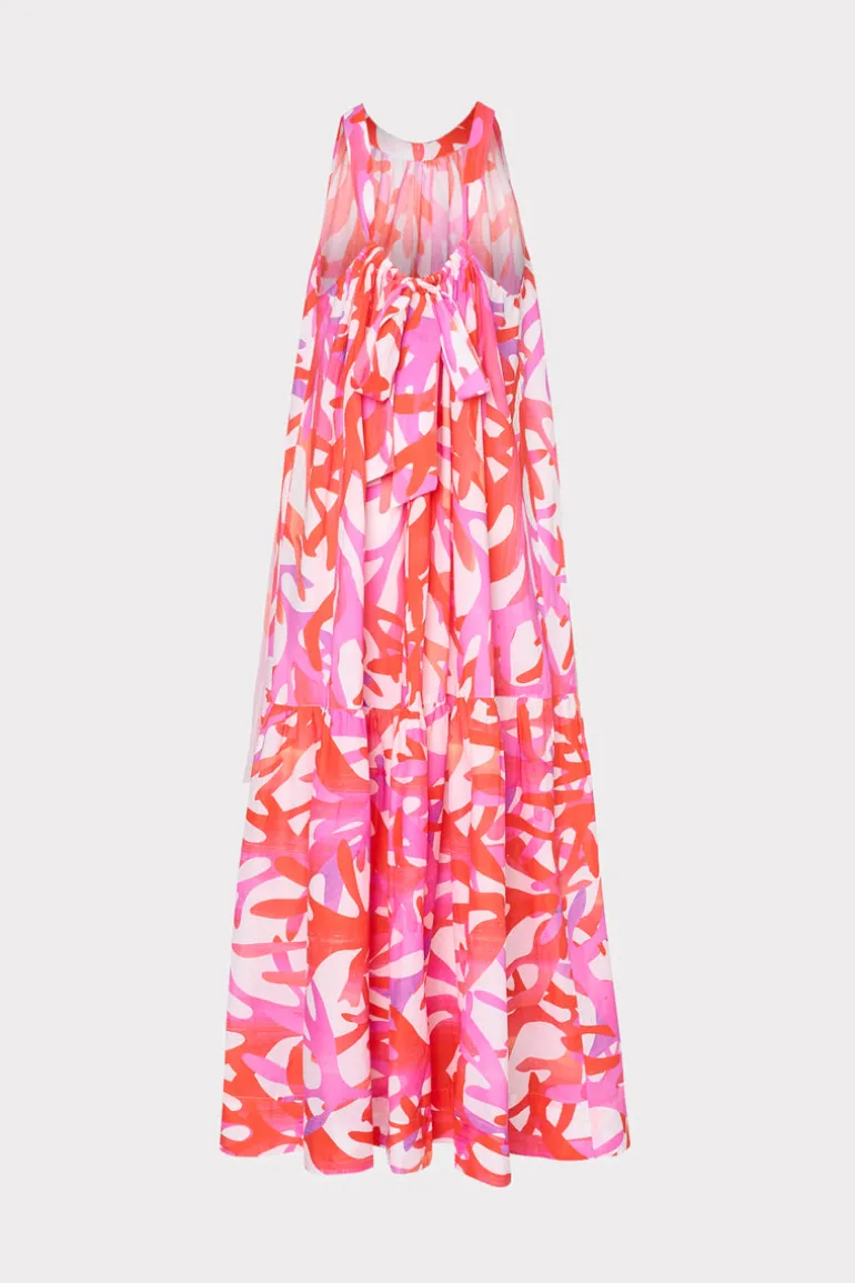 under_the_sea_halter_maxi_4.webp Flash Sale MILLY Under The Sea Halter Maxi Cover-Up Dress Pink Multi