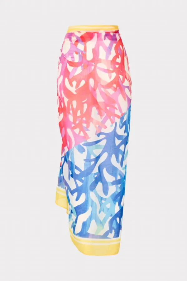 Discount MILLY Under The Sea Sarong Pink Multi